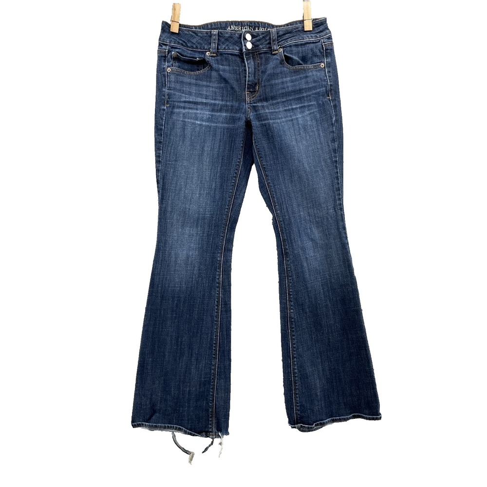 American Eagle Artist Flare Jeans Women 10 Boot 70's Western Outdoor Y2k Cowgirl